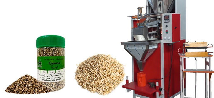 انواع دستگاه بسته بندی کینوا (دانه) در قوطی یا سلفون؟ کدام پرکن برای ادویه شما بهتر است؟