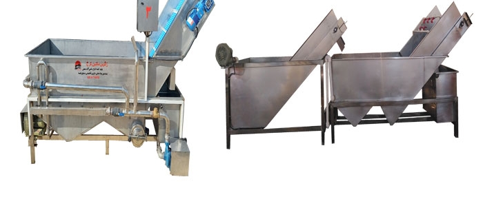 ظرفیت های مختلف دستگاه شستشوی سبزی از 200 تا 2 تن در ساعت