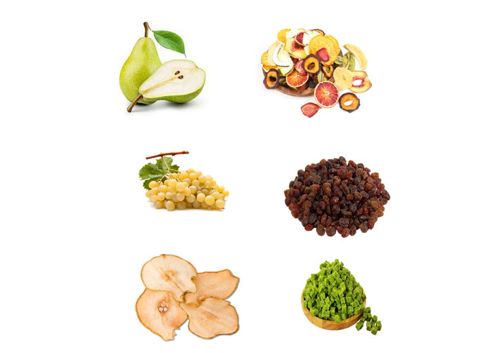 عوامل موثر بر زمان خشک کردن میوه ها در دستگاه های صنعتی