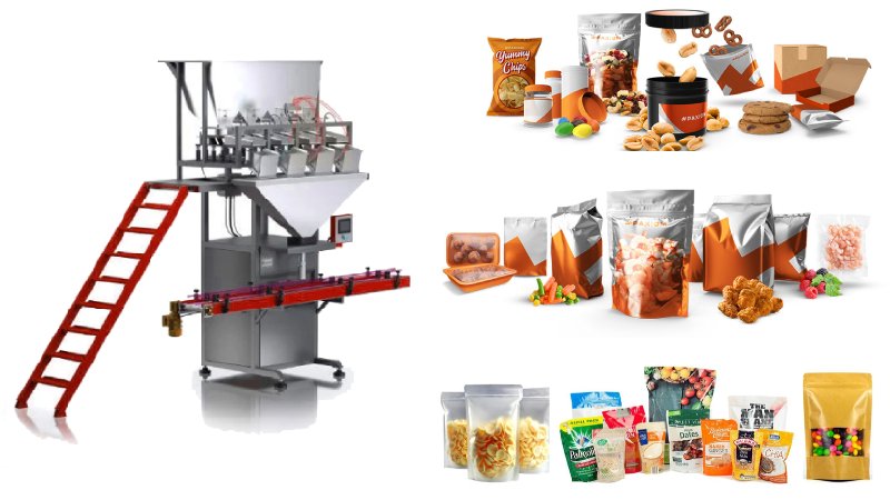دستگاه بسته بندی مواد غذایی صنعتی