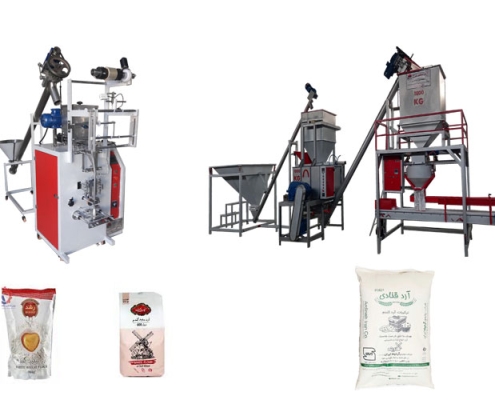 انواع دستگاه برای بسته بندی آرد
