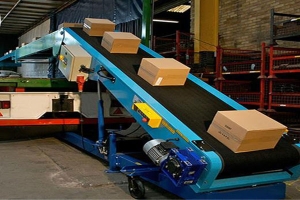 نوار نقاله غلطکی مخصوص ورود و خروج کارتن