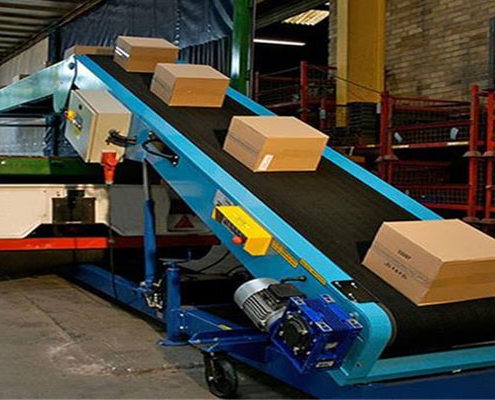 نوار نقاله غلطکی مخصوص ورود و خروج کارتن